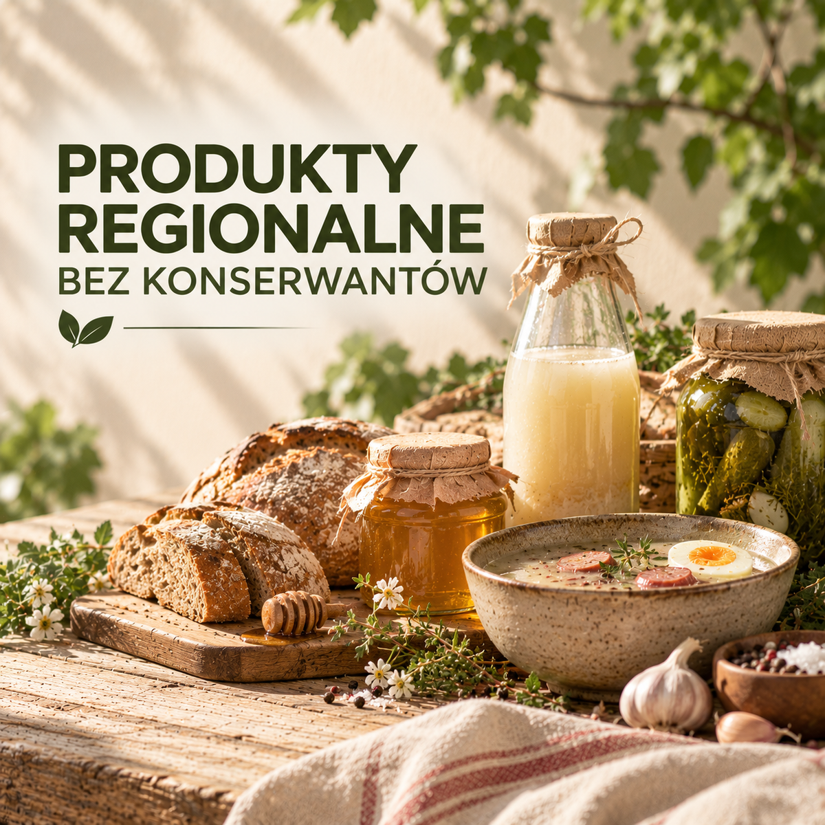 Produkty regionalne bez konserwantów